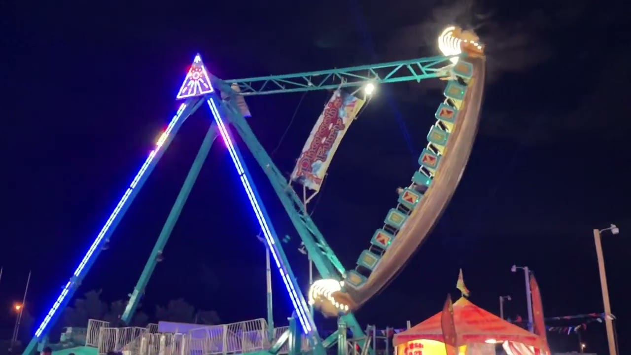 Pharaohs Fury Carnival Ride 2025 at Frazier Shows @Window Rock AZ #NavajoNationFair