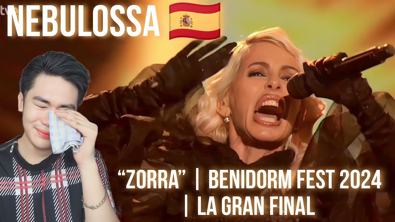 Nebulossa – “Zorra” | Benidorm Fest 2024 | La Gran Final | REACTION