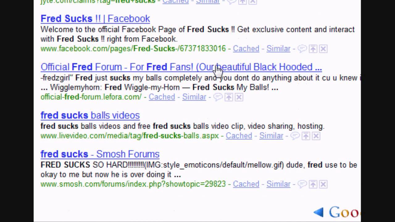 Fred Sucks - Fred - Terms of Service Violation? [HD]