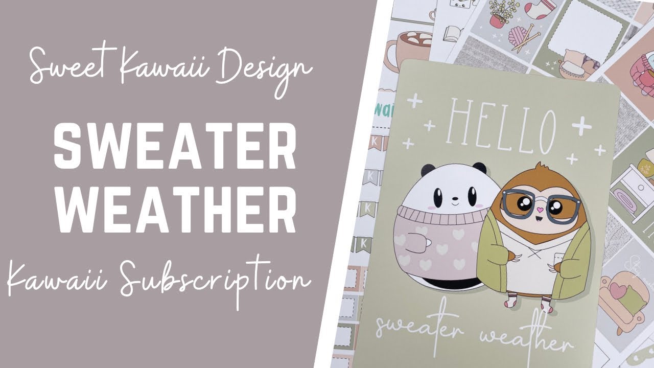 Kawaii Subscription Kit - Sweater Weather
