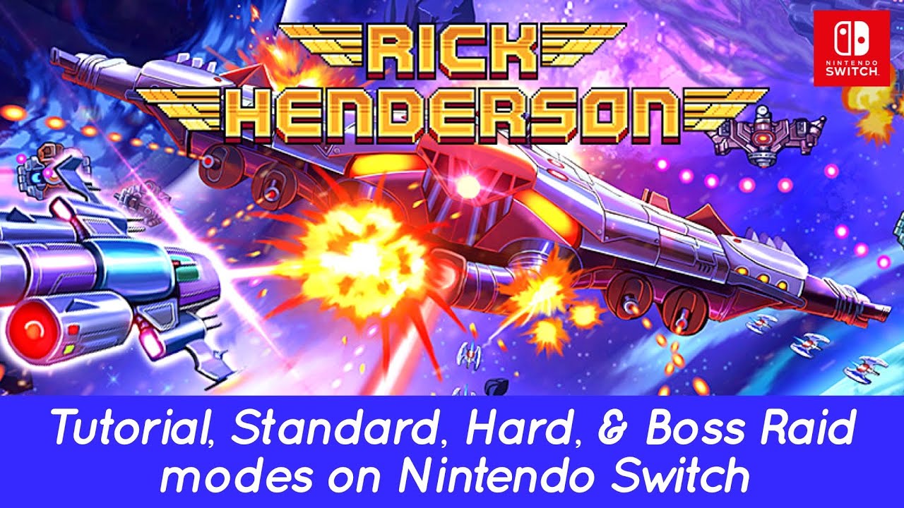 Let's play Rick Henderson on Nintendo Switch | Tutorial, Standard, Hard, and Boss Road Modes