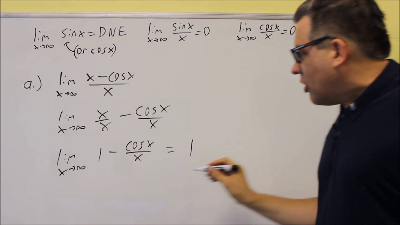 Finding Limits at Infinity Involving Trigonometric Functions