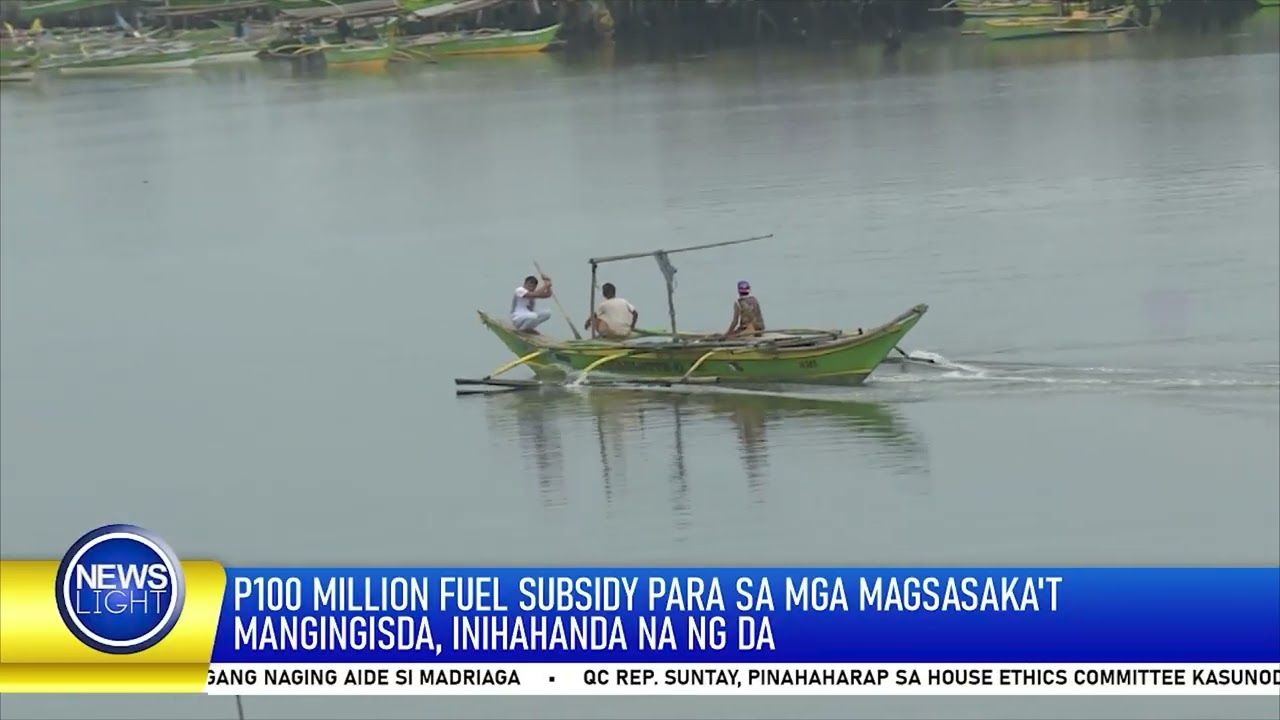P100 million fuel subsidy para sa mga magsasaka’t mangingisda, inihahanda na ng DA | News Light