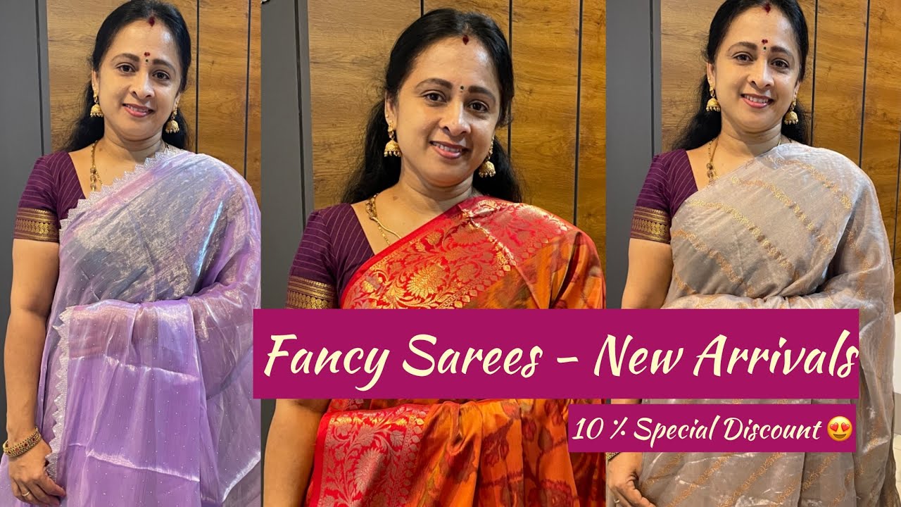 ✨ Premium Fancy & Designer Sarees 🌟| From Manju Boutique