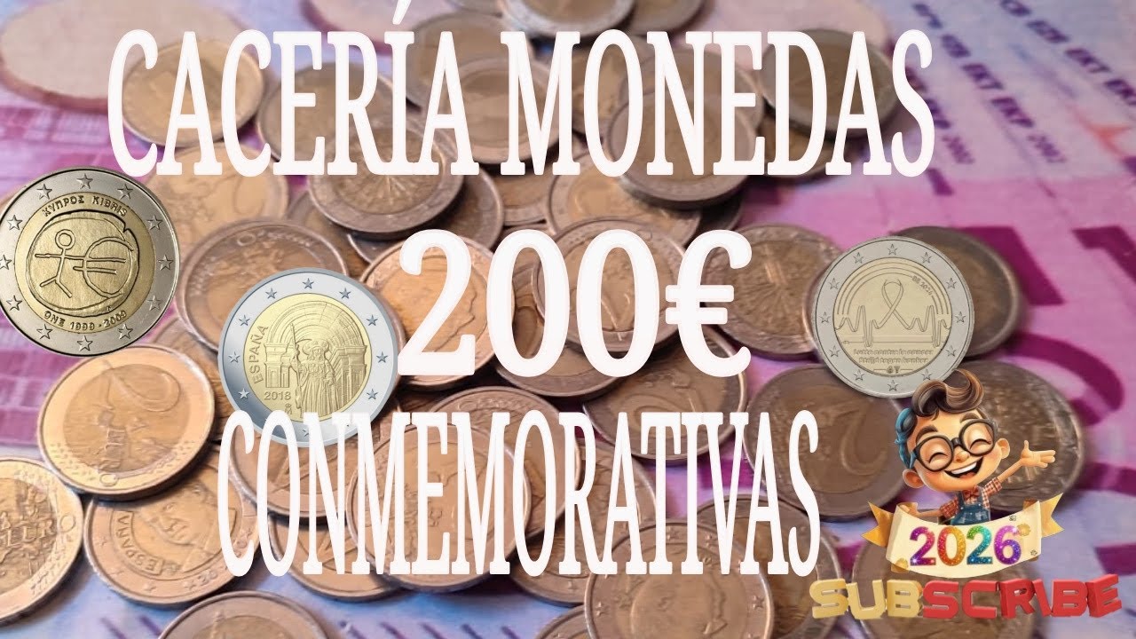 CACERÍA DE MONEDAS CONMEMORATIVAS PARA LA COLECCIÓN ( 200€ )
