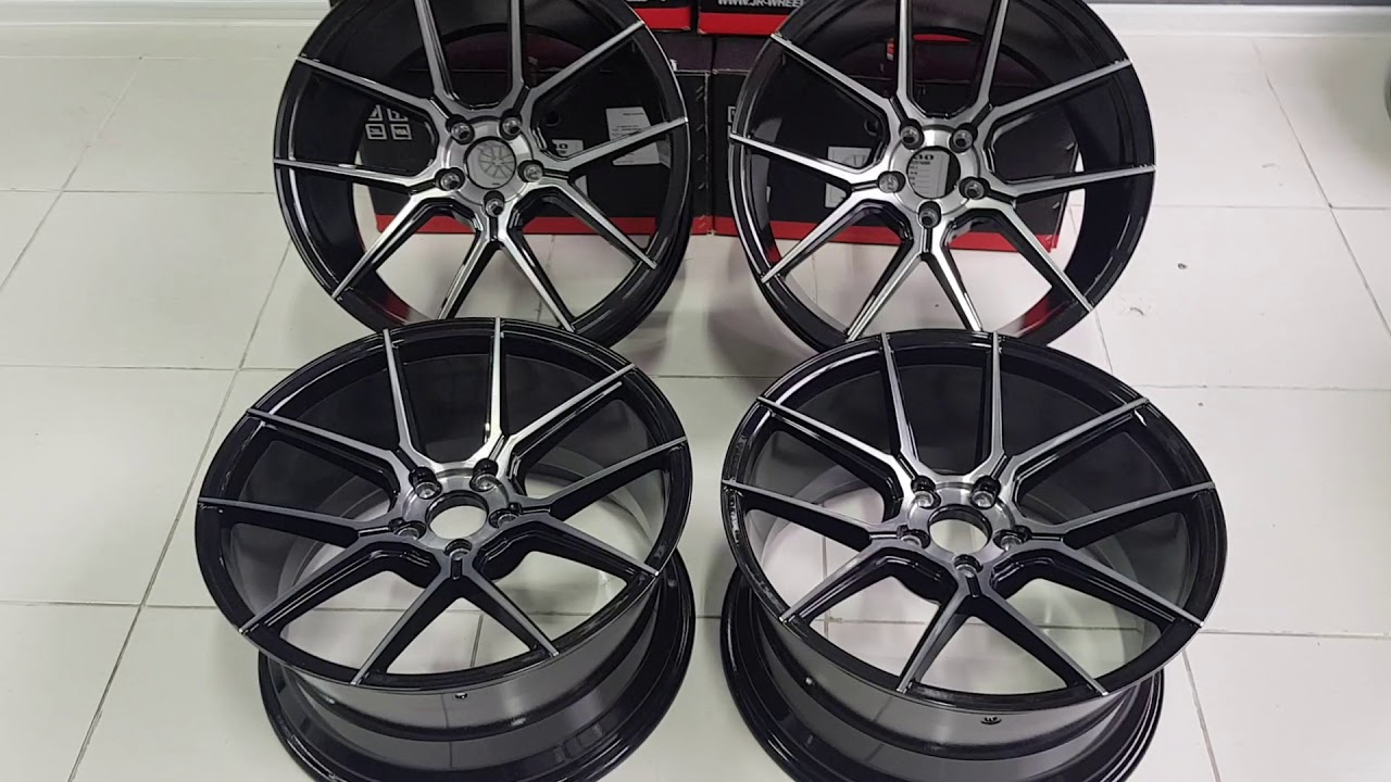 Диски JR wheels jr30 19x9.5j gloss black smoked brushed face deep concave