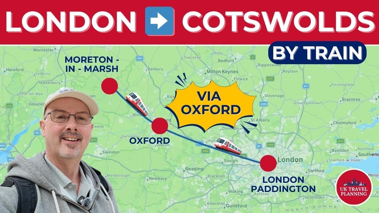 London Paddington to Moreton-in-Marsh by Train (via Oxford) | UK Rail Journey & Station Guide