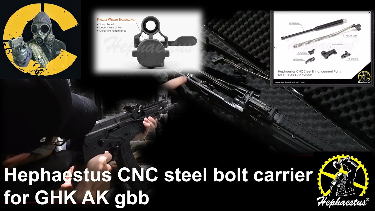 Hephaestus Ghk steel Ak bolt sample gun (Coming soon AUG 2020)