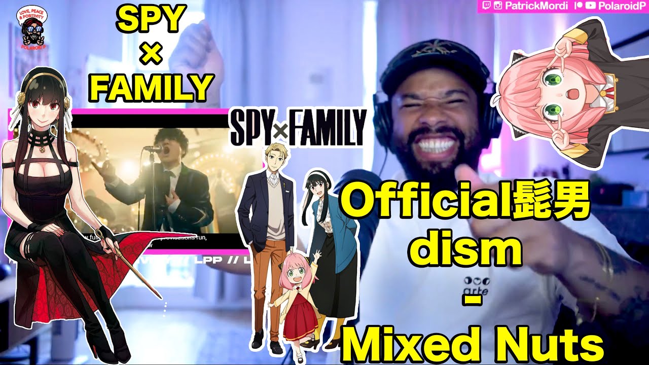 私の好きなアニメ!!『SPY×FAMILY』Opening theme // Official髭男dism - Mixed Nuts 【海外の反応】// 日本語字幕に対する外国人の反応 LPP