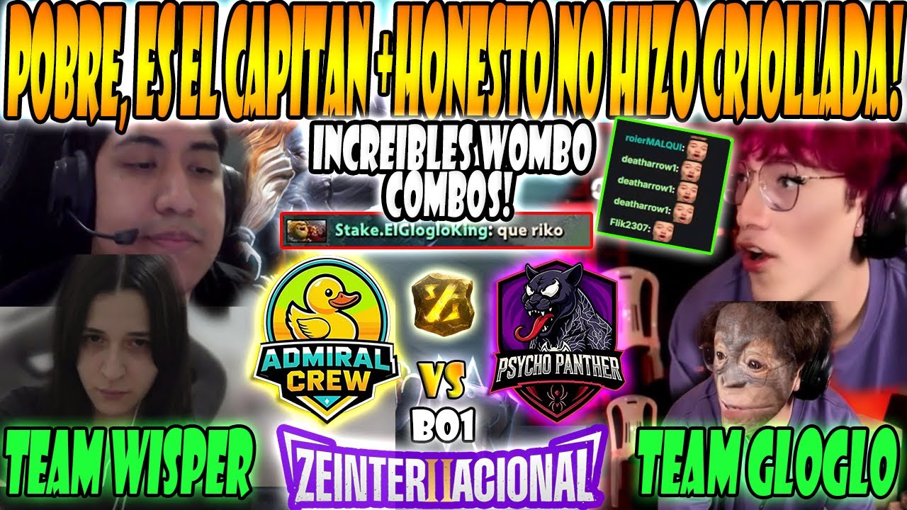 😧GLOGLOKING vs WISPER ACTIVA MODO TI,EL NO HIZO CRIOLLADA-T.WISPER vs T.GLOGLOKING-ZEINTERNACIONAL2😥