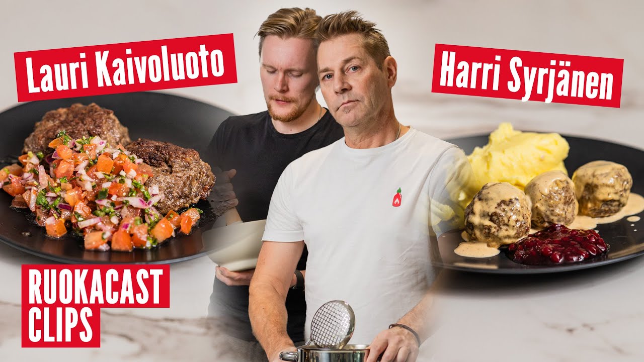 Perinteiset ja tuunatut lihapullat | Harri Syrjänen vs. Lauri Kaivoluoto