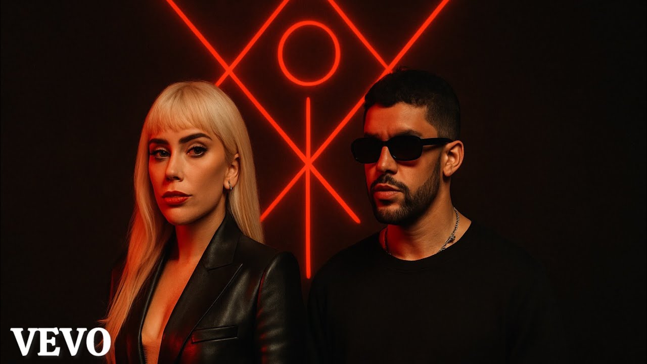 Lady Gaga x Bad Bunny - Crazy por Ti (Video Oficial Lyrics) | DJ-Kairon &middot; K-R&eacute;cord Music