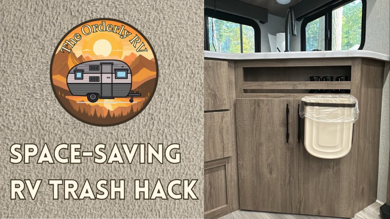 Space-Saving RV Trash Can | Compact, Foldable, and Easy to Install!