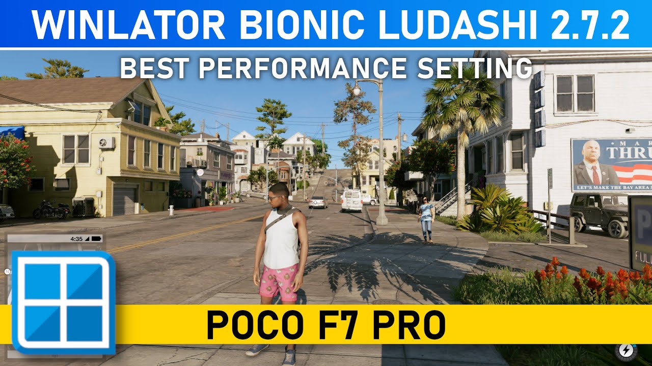 New WINLATOR BIONIC LUDASHI 2.7.2 ~ Watch Dogs 2 (PC) Performance Test | POCO F7 Pro