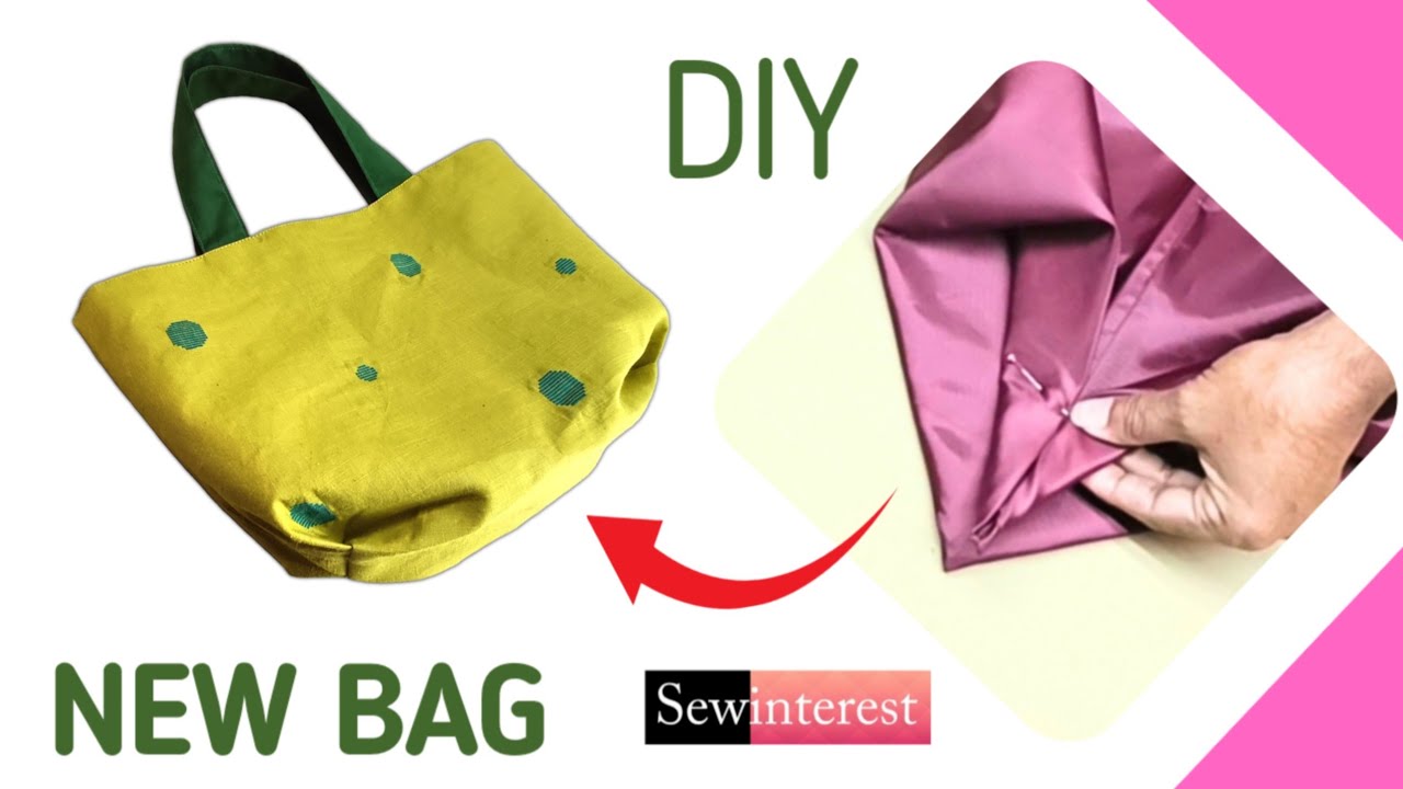 How to Sew a Cute Tote Bag : Quick and Easy Sewing Tutorial for Beginners | Sewinterest