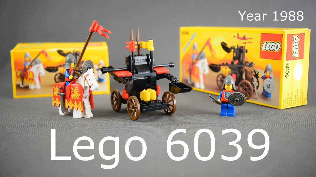LEGO 6039 Castle Twin-Arm Launcher - alternative model model B Released in 1988 alt. model A B