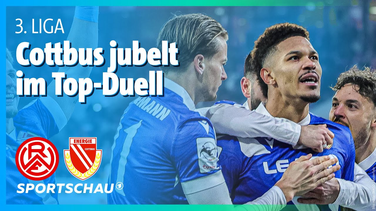 Rot-Weiss Essen - Energie Cottbus Highlights 3. Liga, 15. Spieltag | Sportschau Fußball