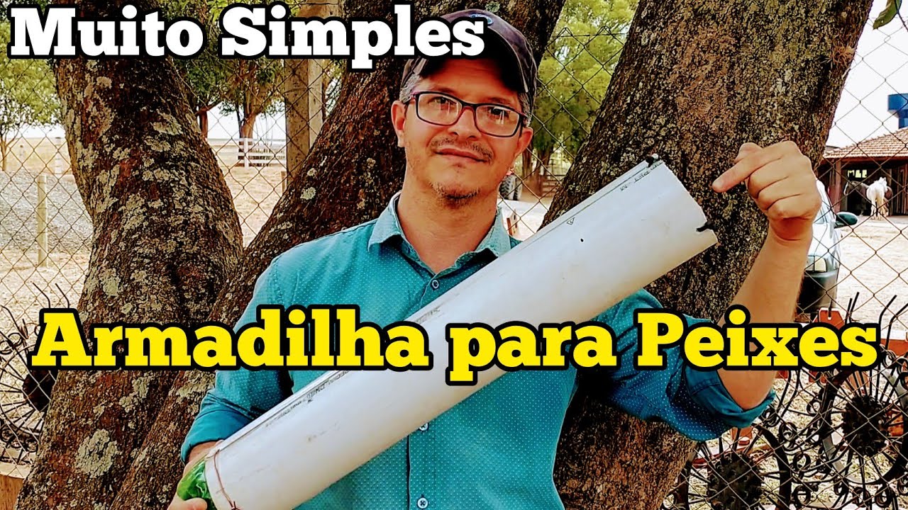 FAZENDO ARMADILHA PARA PEGAR PEIXE MUITO SIMPLES...