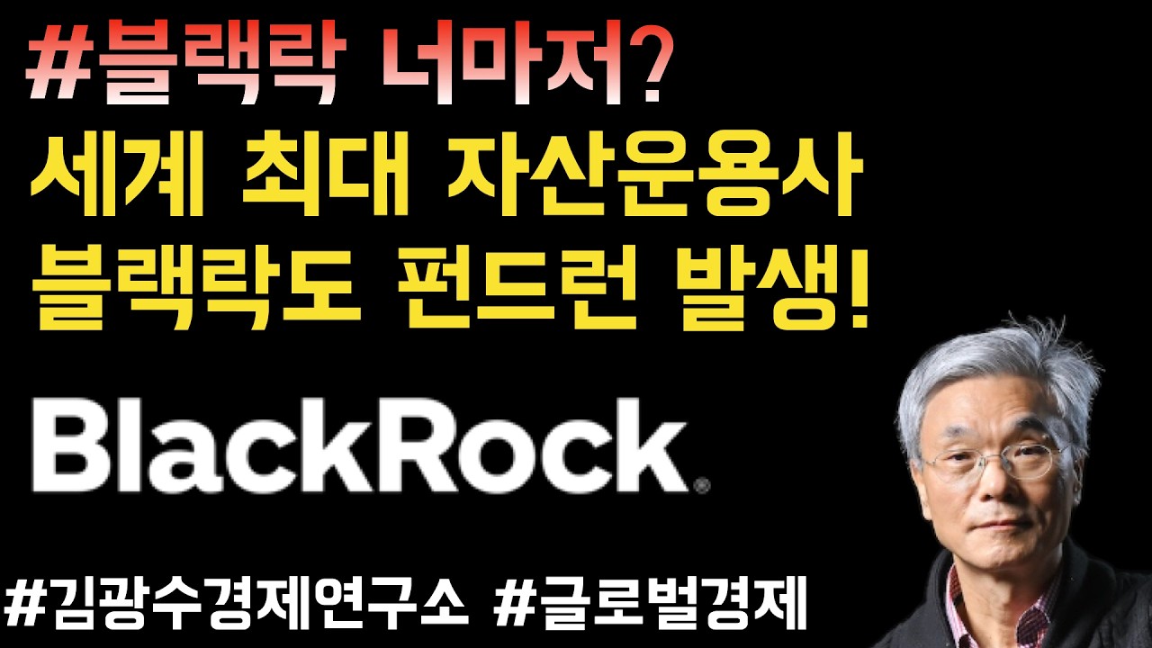 세계최대 자산운용사 블랙락도 펀드런 발생! #블랙락너마저