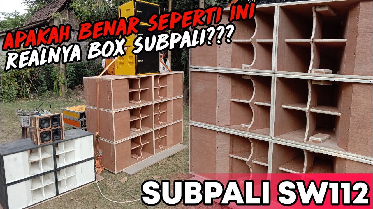 pembuatan box custom SUBPALI SW112 sangat mudah dan simpel
