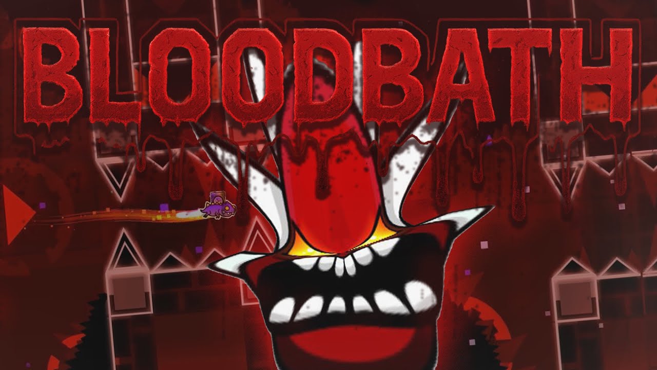 Geometry Dash - Bloodbath by Riot [Extreme Demon] | 100% on Stream
