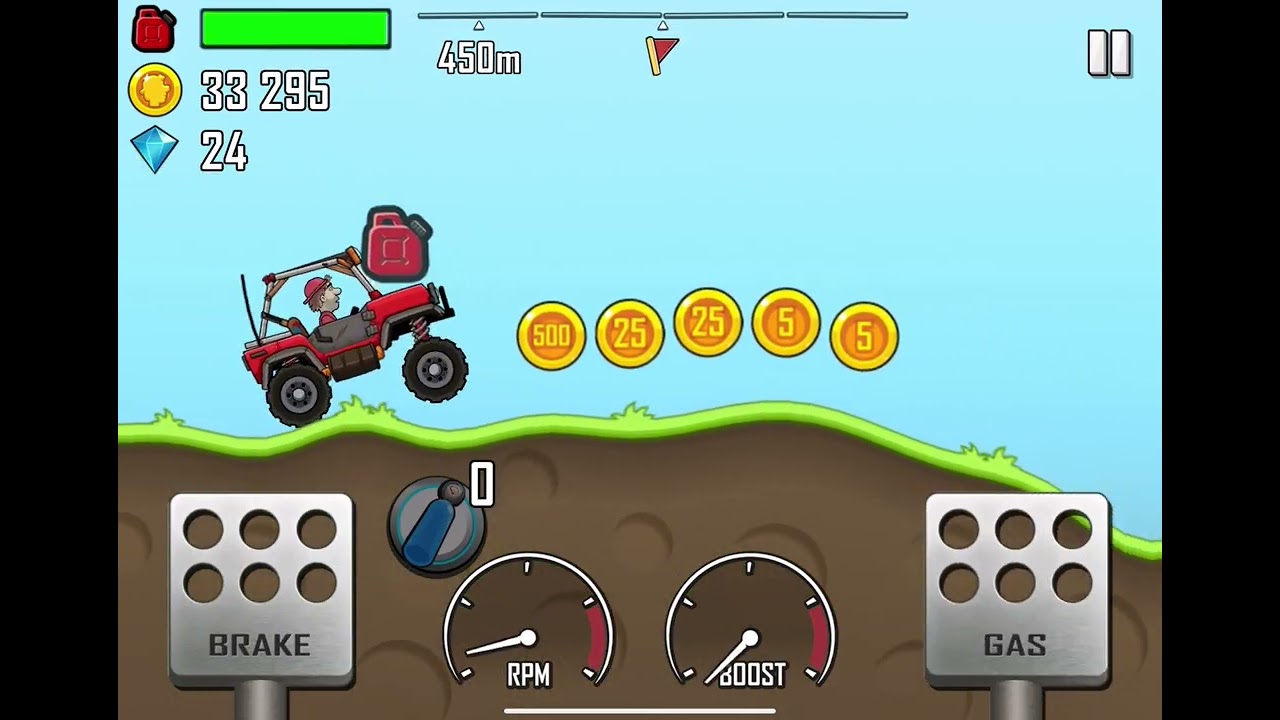 Playing Hill climb racing 1 for the FIRST TIME!