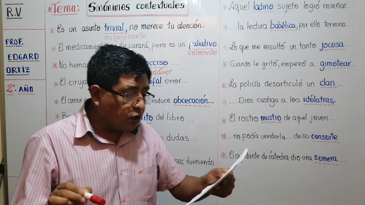 Sinonimos Contextuales