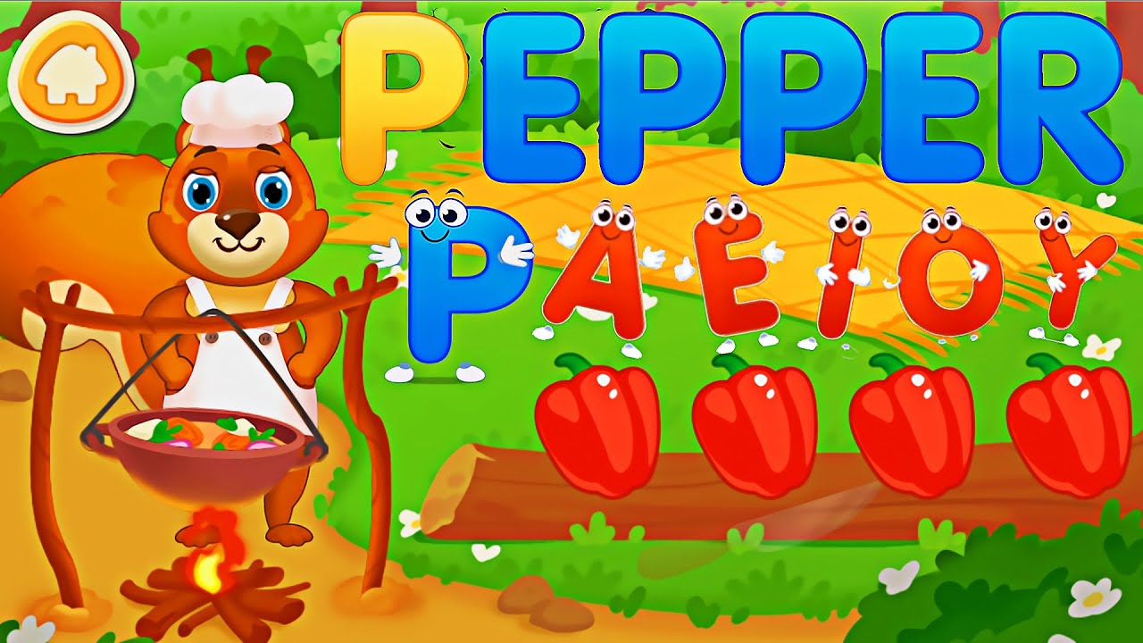 Fun ABC Kids Games - Learn Alphabet with Squirrel | Android Gameplay