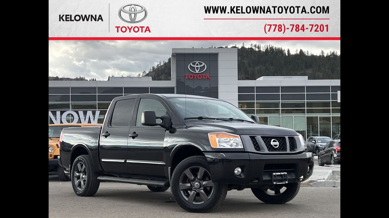 Black 2012 Nissan Titan SV Review Kelowna BC - Kelowna Toyota