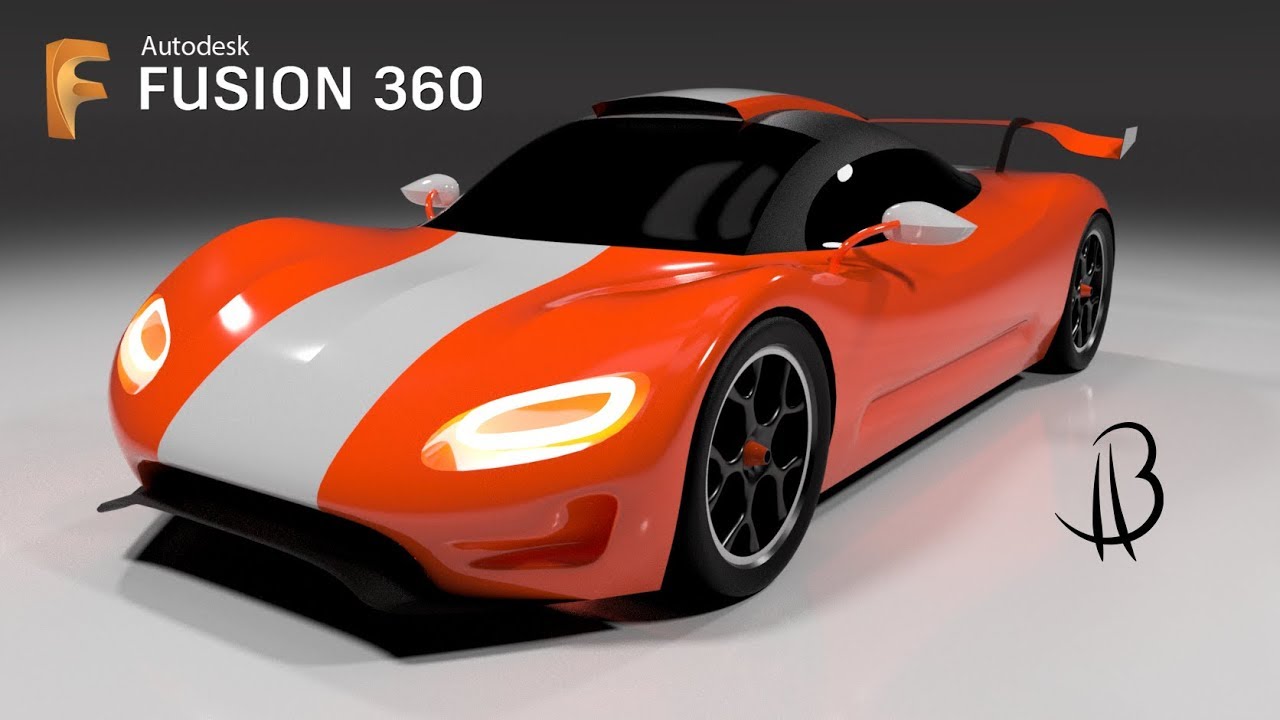 Car Design Speedrun 21 - Using Autodesk Fusion 360 - hypercar