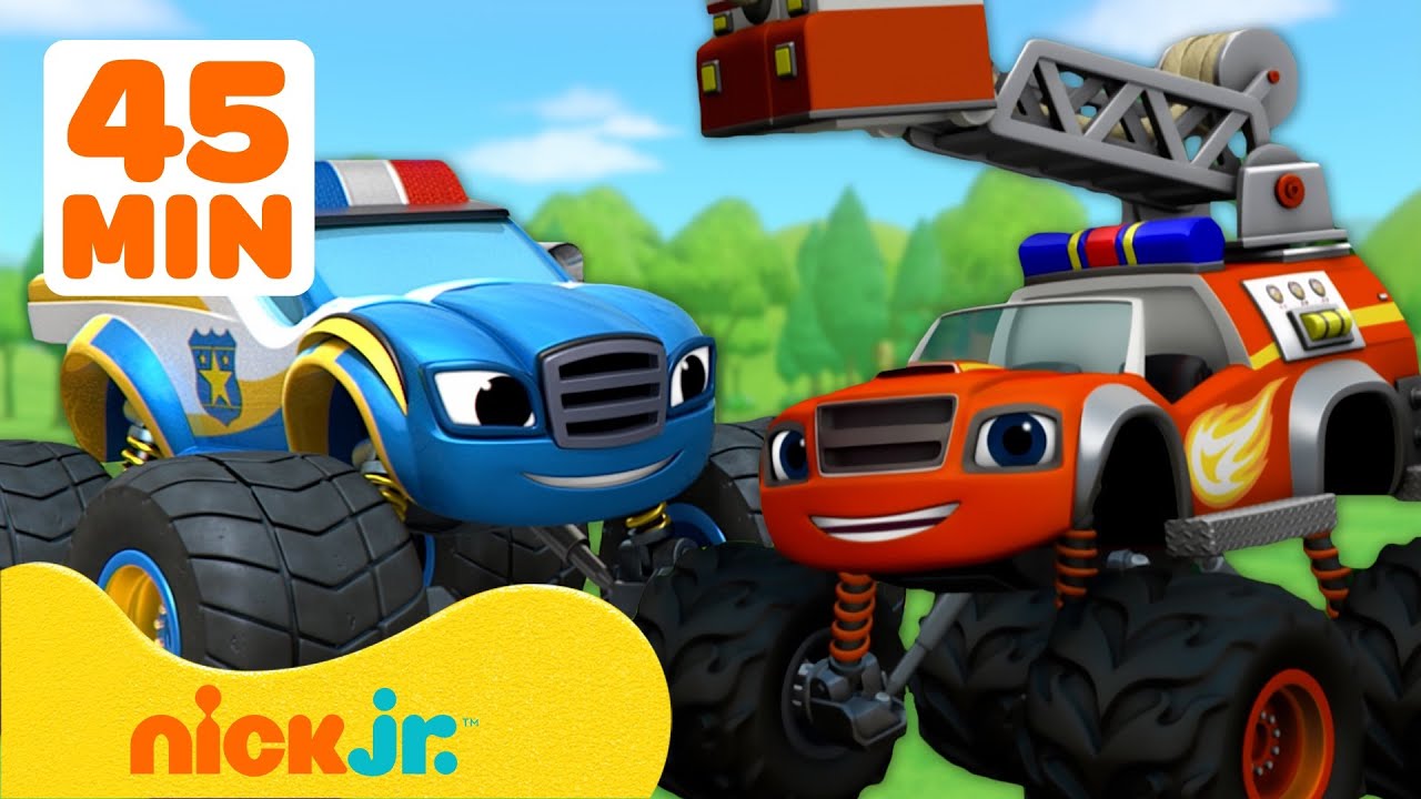 Blaze e le Mega Macchine | Blaze si trasforma in vigile del fuoco e altro ancora! | Nick Jr. Italia