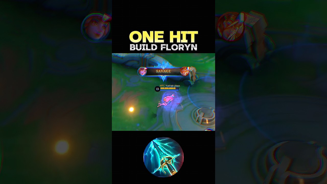 😱 WATCH THIS - BEST ONE HIT BUILD FLORYN 2024❓~ MLBB 🔥 #mobilelegends #floryn #onehitbuild #shorts