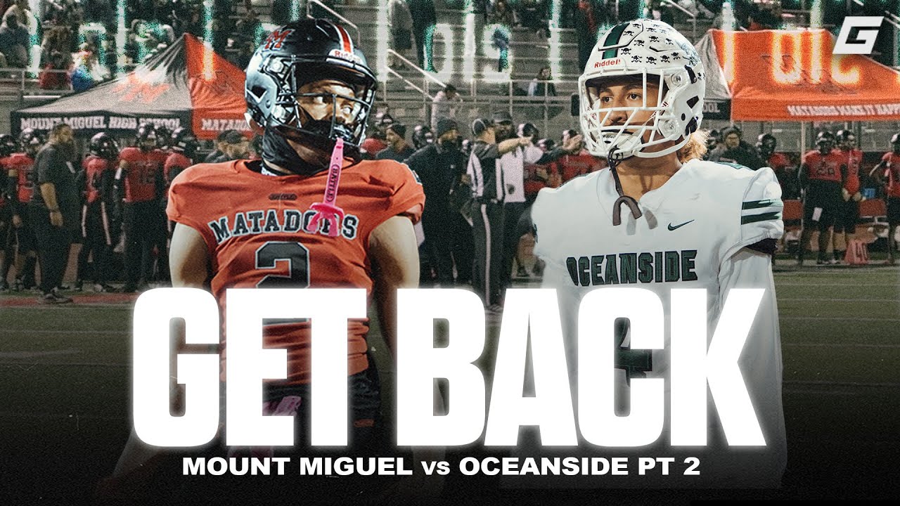 Mount Miguel vs Oceanside . CIF Quarter Finals