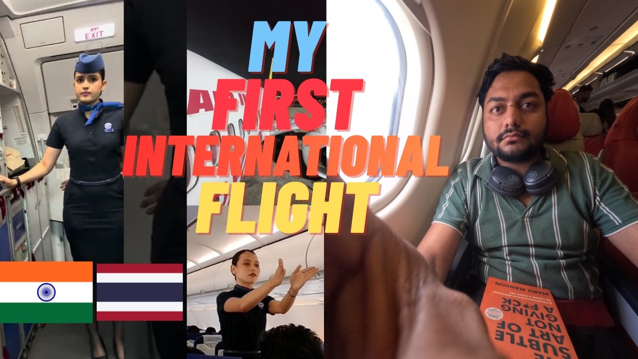 First Time Flight ✈️ | First International Trip to Bangkok & Pattaya 🇹🇭 | Thailand Vlog 1