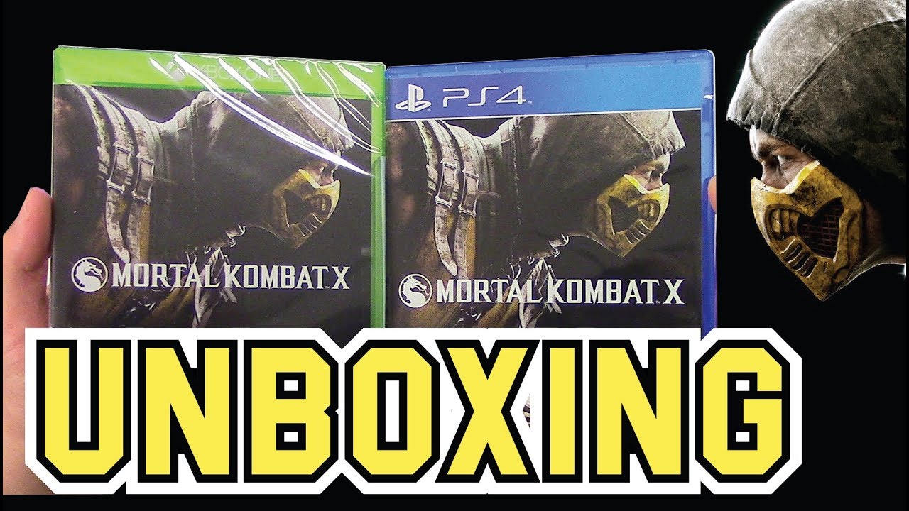 Mortal Kombat X (PS4 // Xbox One) Unboxing!!
