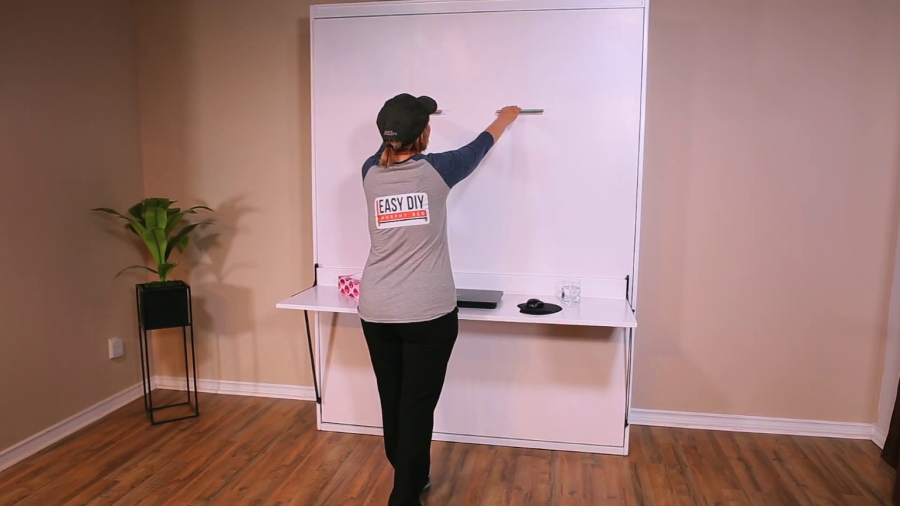 DIY Murphy Bed Stay-Level Desk Hardware - Easy to Setup
