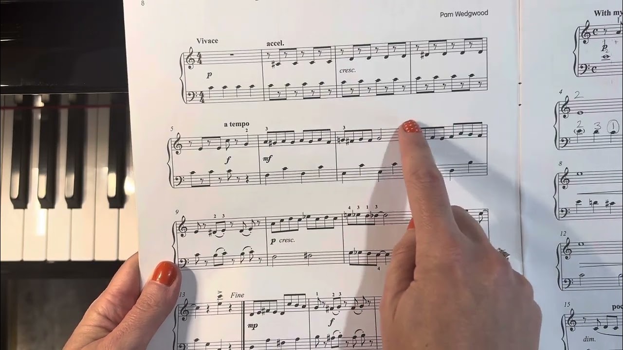 Video tutorial on ‘Rush-hour Dash’ by P. Wedgwood (from Upgrade Piano: Grades 1-2)