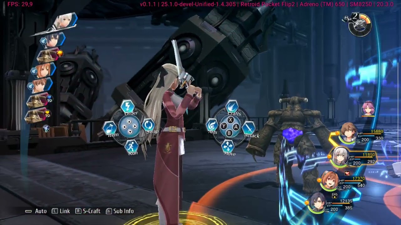 The Legend of Heroes :  Trails of Cole Steel IV on Retroid Pocket Flip 2 Eden 0.1.1
