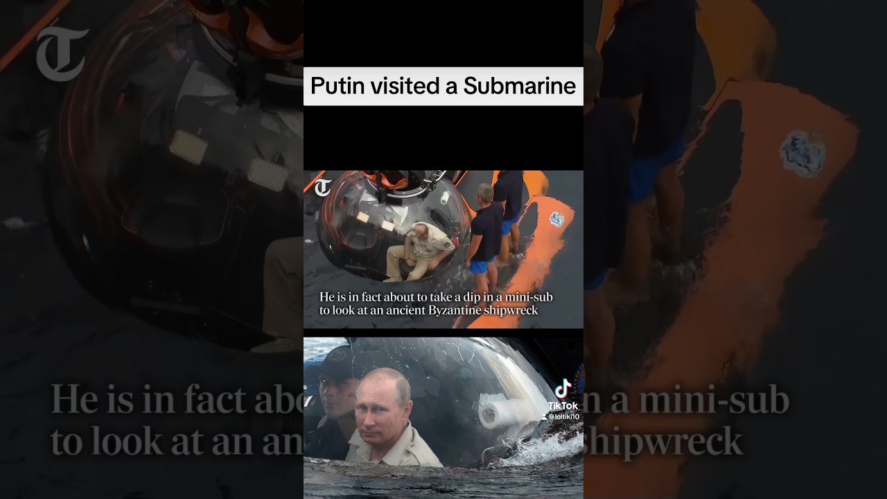 Putin visited a submarine.#submarine