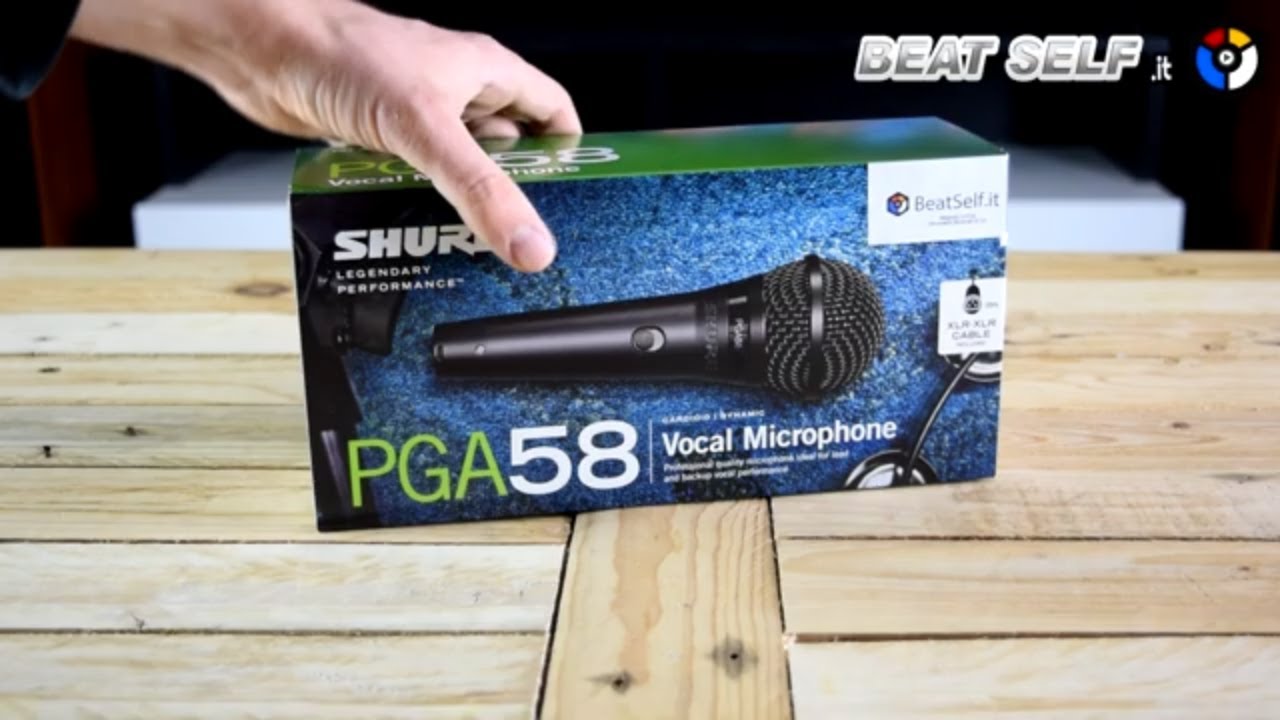 SHURE PGA58 XLR - Unboxing