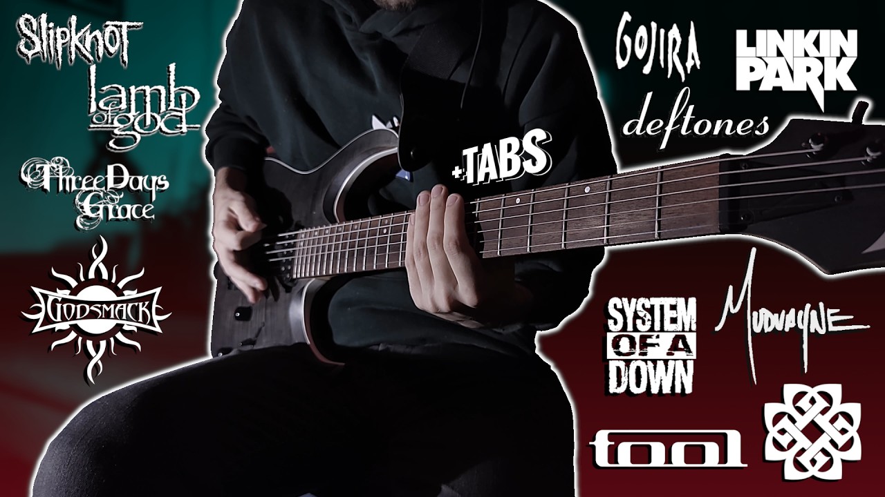 Drop Tuning Guitar Riffs PERFECT for BEGINNER Guitarists [w/ TABS!]