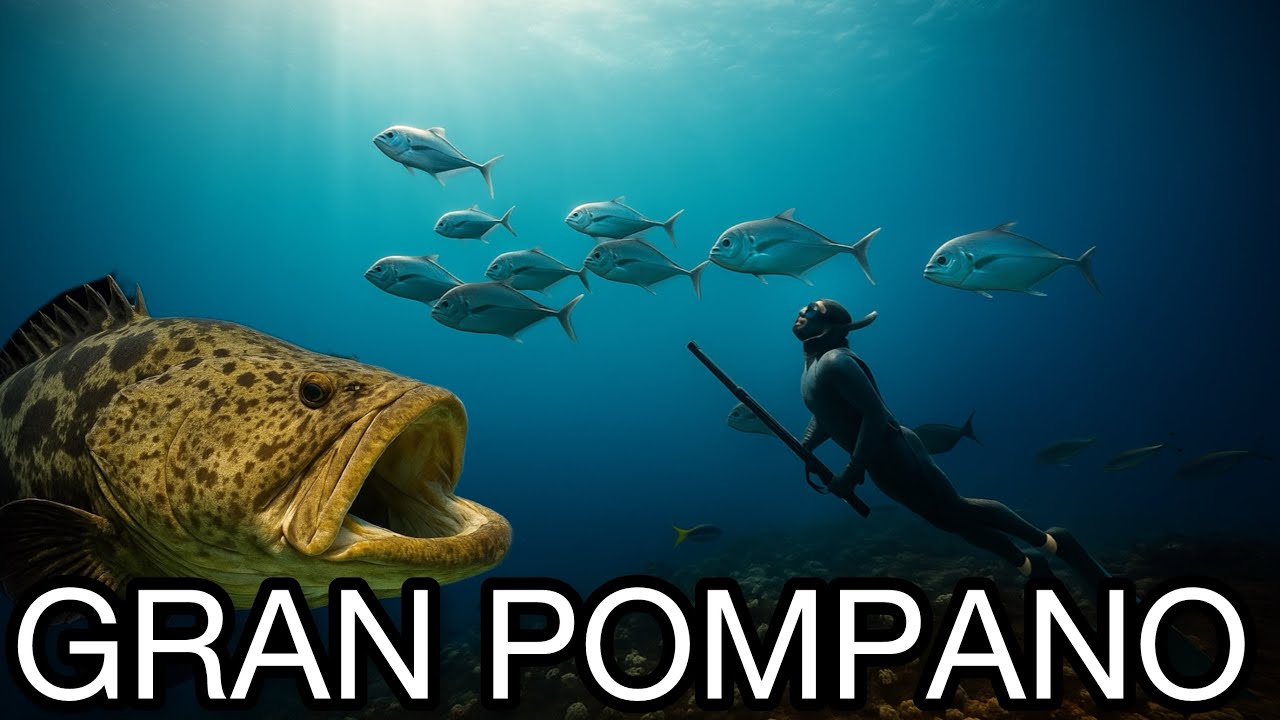 PESCA SUBMARINA de peces GIGANTES con MEROS vigilando I LANGOSTAS con la familia