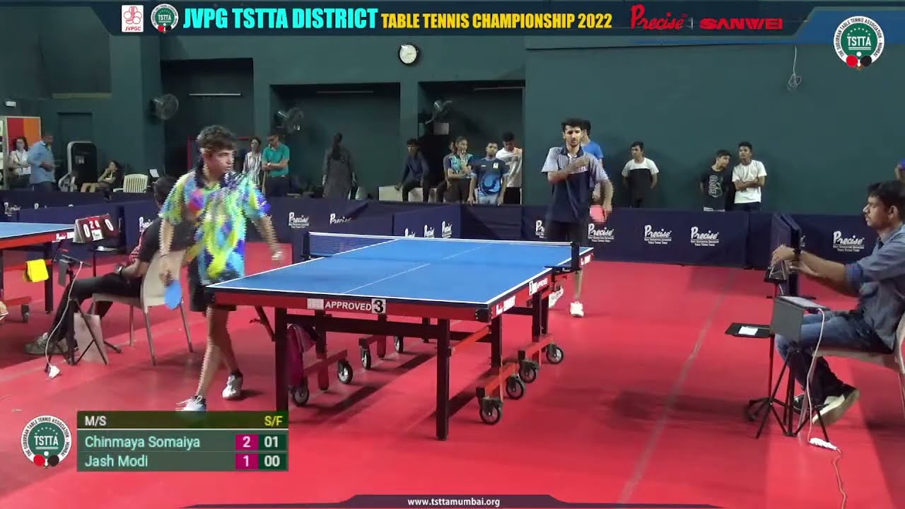 SF: MS | Chinamaya Somaiya Vs Jash Modi | JVPG TSTTA DISTRICT T TENNIS CHAMPIONSHIP 2022