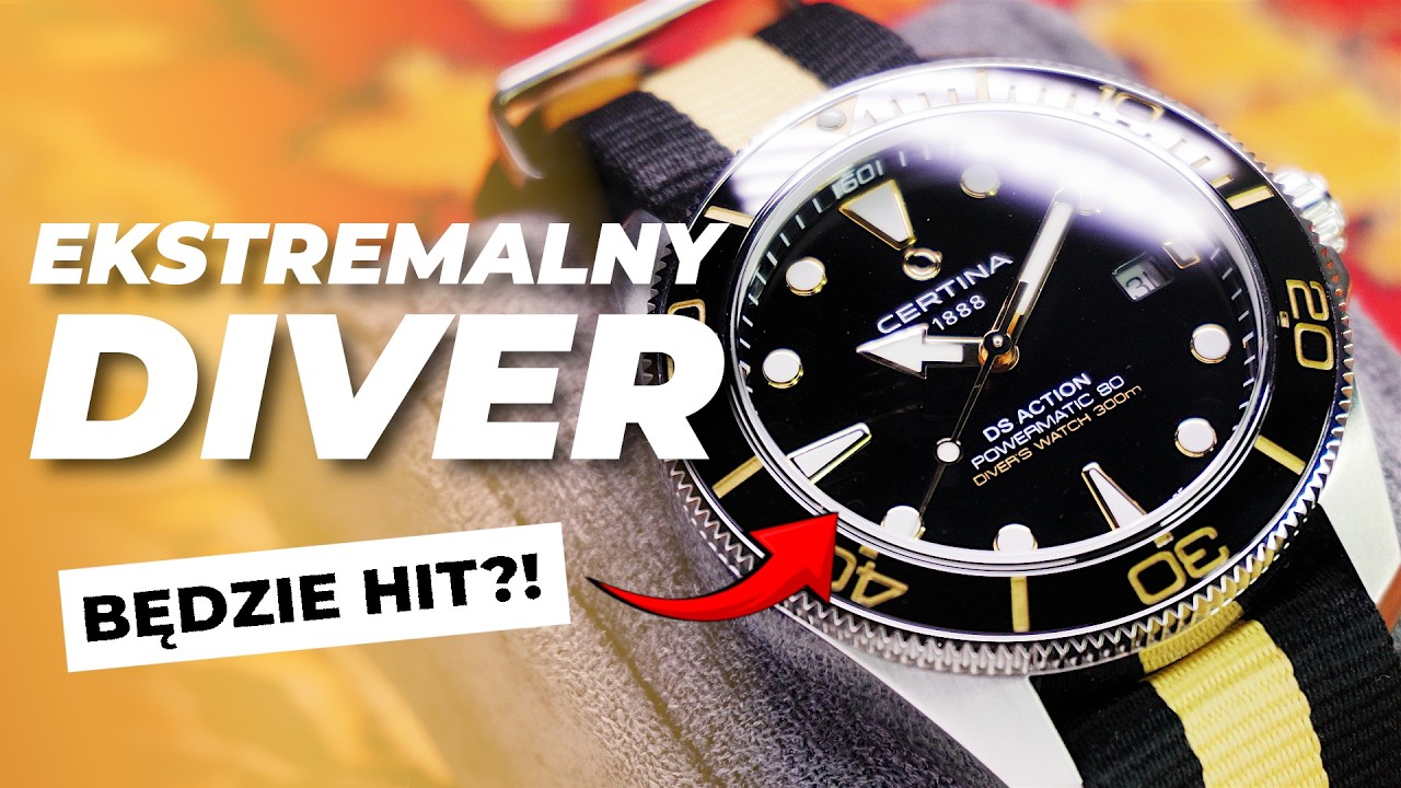 EKSTREMALNIE WYTRZYMAŁY DIVER! CERTINA DS ACTION DIVER 40,5MM. CZY TO NAJLEPSZY BUDŻETOWY NUREK?
