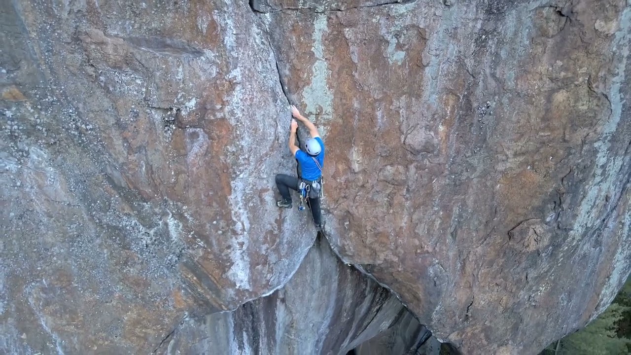 The Dragon's Nostril, 5.13b (First Ascent)