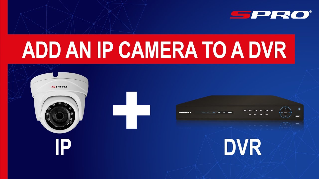 SPRO CCTV — подключение IP-камеры к аналоговому DVR