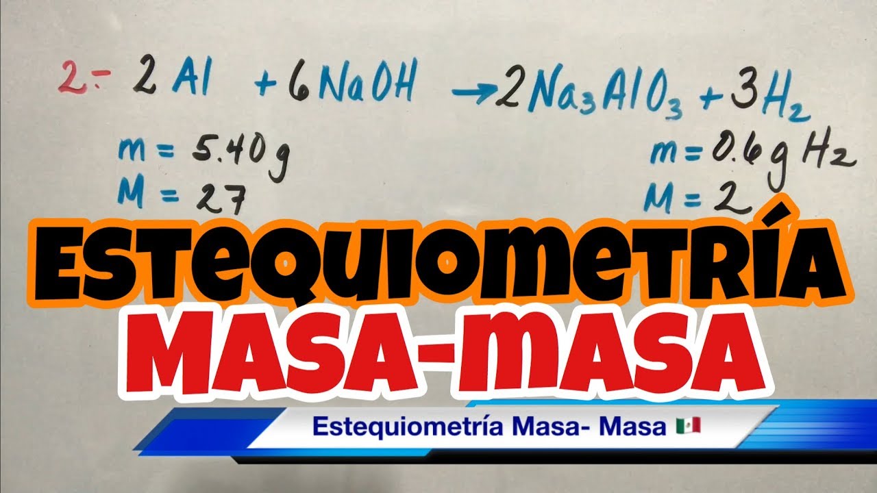 ESTEQUIOMETRÍA Masa-Masa (gramos a gramos)