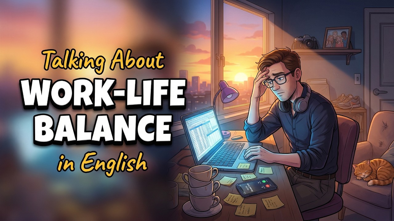 How to Talk About Work-Life Balance in English | English Conversation Practice | English Podcast