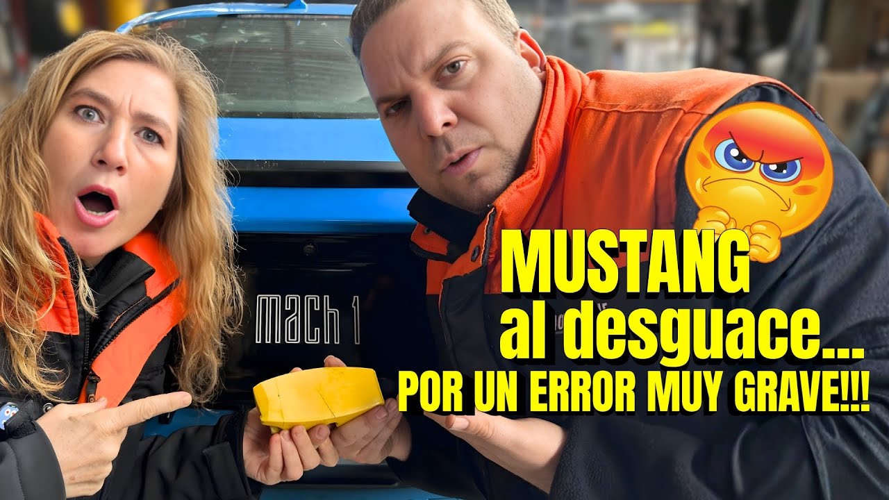 un Mustang con 2300km al Desguace