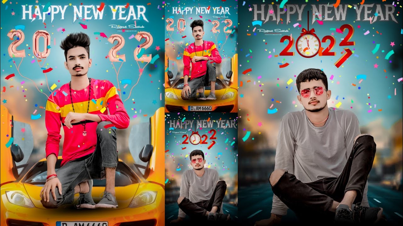 Happy New year Photo Editing 2022 | New Year Photo Editing 2022 | Snapseed New Year Photo Editing